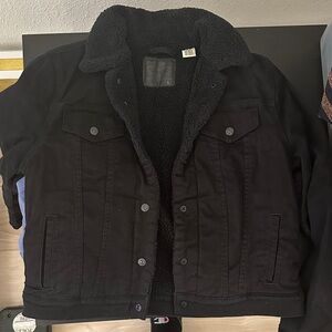 Levi's Men's Black Sherpa Jacket